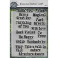 Mark Maker. Sentiments Stamp Set. App 10x14.5cm...