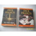 Dick Francis-To The Hilt & Banker -X4 Cassettes...