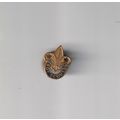 Scout Metal Lapel Badge UK Pre 1967 - Black Ena...
