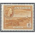 Antigua 1953 SG126 6c Yellow-Ochre Unmounted Mint