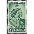 Gibraltar 1948 SG134 1/2d Green Royal Silver We...