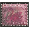 Western Australia 1885 SG95 1d Carmine Good Use...