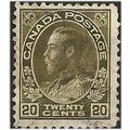 Canada 1912 SG212 20c Olive-Green Fine Used . .. .