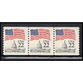 2115a 22c U.S. Flag Fine MNH PNC 1/3 PA2502