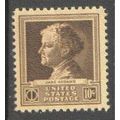 878 10c Jane Addams Fine MNH GA0417