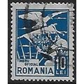 Di Mi 8: 10 L. deep ultramarine Official Stamp:...