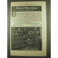 1912 Globe-Wernicke Sectional Bookcases Ad