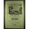 1913 Valentine's Valspar Ad - $1,000 Varnish Test