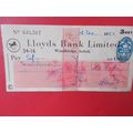 CHEQUE USED 14TH DEC 1950 (24/12)