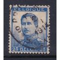 BELGIUM 1912 ALBERT I LARGE HEAD 25c USED SG150 #1