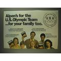 1974 Alpen Cereal Ad - Alpen's for the U.S. Olympic Team ..for your family too
