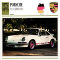 Collectors Club card. Classic Cars. Porsche 911...