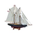 Wooden Bluenose Model Sailboat Decoration 17""