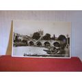 WYE BRIDGE AND CATHEDRAL, HEREFORD, unused vint...