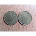 Austria 1967 50 Groschen Coin