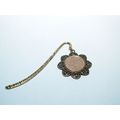 Birthday Farthing coin floral book mark 1913 - ...