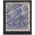 SG 56: 20 pf. blue Definitive Stamp: 'Germania,...