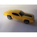 Hot Wheels 1/64 scale Plymouth GTX in yellow