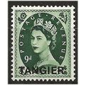 Tangier 1954 SG300 9d Bronze Green Mounted Mint...