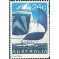 AUSTRALIA, SHIP, Racing Yacht KA70, blue 1981, 24c