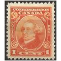 Canada 1927 SG266 1c Orange Mounted Mint . .. .