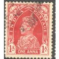 India 1937 - SG 250 - KGV1 1a red - used 9