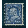 Used 264 1c Benjamin Franklin Barely Clears M02807