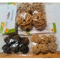 Lot of Natural Color Grapevine Balls in two siz...