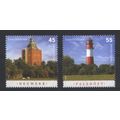 Germany 'Neuwerk & Falshoeft Lighthouses' **/MN...
