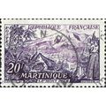 FRANCE, Mount Pele, Martinique, violet 1955, 20...