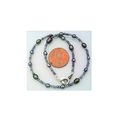 Black Freshwater Pearl Beaded Anklet Bracelet