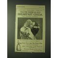 1900 Walter Baker & Co.'s Breakfast Cocoa Ad - ...