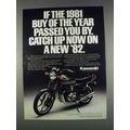 1982 Kawasaki KZ550 Motorcycle Ad - Buy of the Year