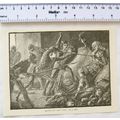 Vintage engraving: Llewelyn's Last Fight