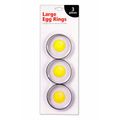 3 x Large Non Stick Black Egg Rings Pan Fry Hig...