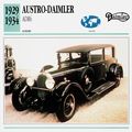 Collectors Club card. Classic Cars. Austro-Daim...