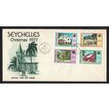 Seychelles Christmas 4v FDC 1977 SG#420-423