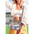 Gray Multi-Pocket Contrast Edge Detachable Stra...