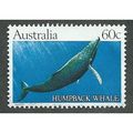 AUS 1982 60c 'HUMPBACK WHALE' FINE USED (EBID34...