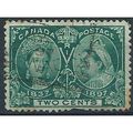 Canada 1897 SG125 2c Deep Green Good Used (Pull...