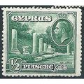 Cyprus 1934 SG134 1/2 Piastre Green Mounted Min...