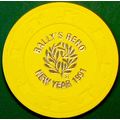 Bally's. NCV Casino Chip. Reno, NV. New Year 19...