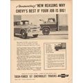 CHEVROLET 1957 announcing new reasons best job ...