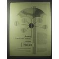 1954 Plessey Company Limited Ad - Britain's V.H.F. radio umbrella relies on