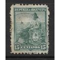 ARGENTINA 1899 LIBERTY - SHIELD 15c BLUE SG 231...