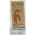 Vintage: 6d omnibus ticket Bell Punch Co., London