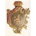 1750 Hessen Posthausschild German Post Office S...