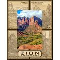 Zion National Park Points of Interest Laser Eng...