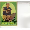 BART STARR 1958 TOPPS AUTOGRAPHED GREEN BAY PAC...
