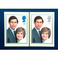 1981 ROYAL WEDDING P.H.Q. CARDS WITH EDINBURGH ...